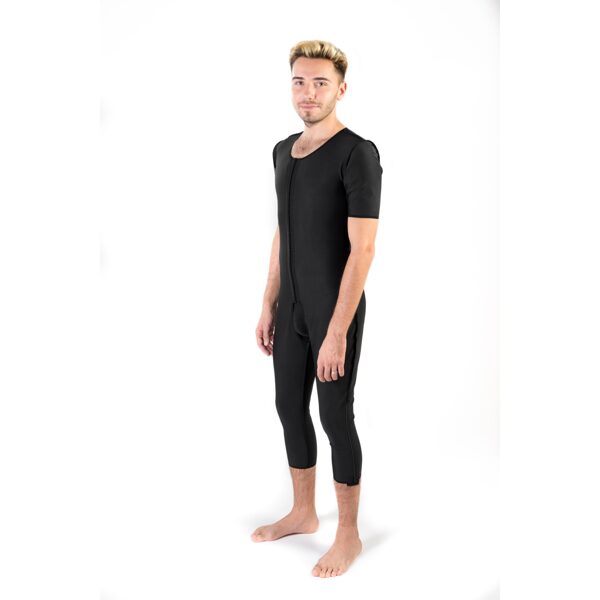 MSP02 – Short Sleeves Below the Knee Men’s Bodysuit